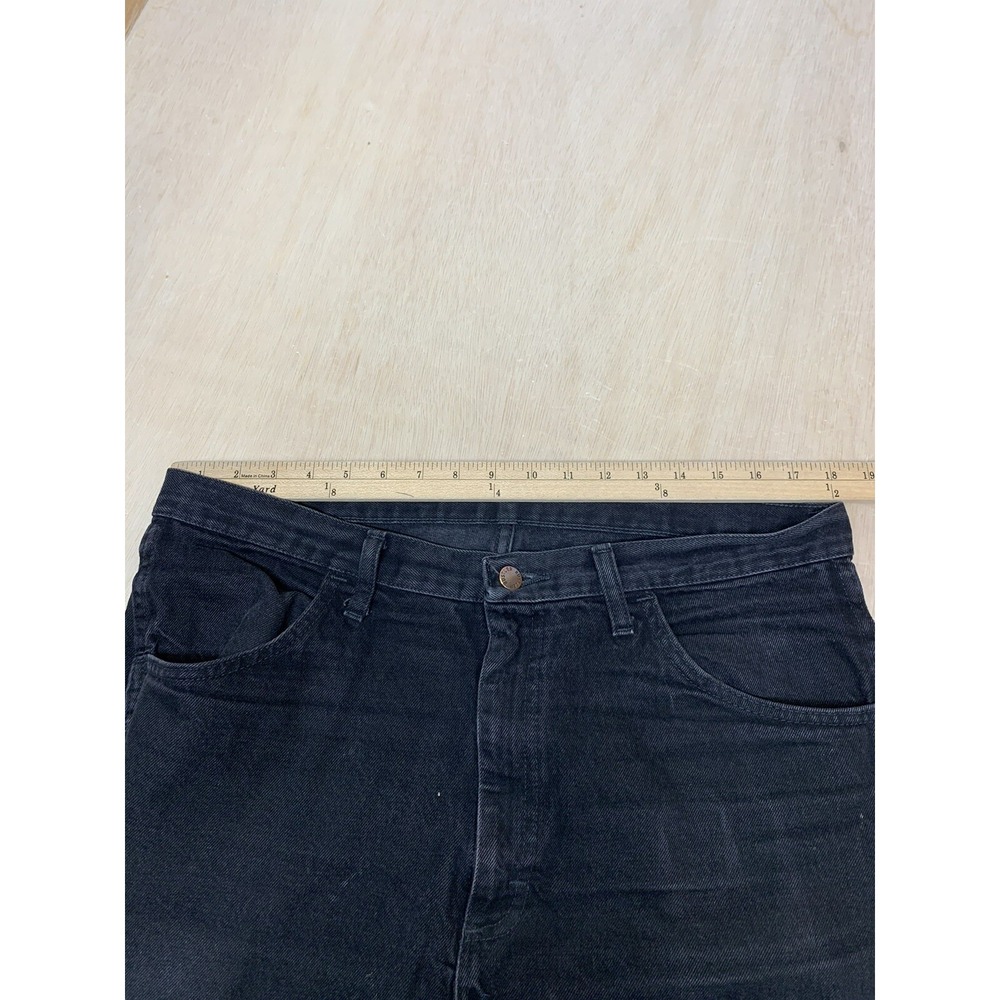 Rustler Jeans Men's 36x34 Black Regular Fit Straight Leg American Workwear Denim - Picture 7 of 8